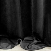 Ria bársony sötétítő függöny Fekete 140x270 cm 6