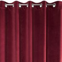 Ria bársony sötétítő függöny Burgundi vörös 140x250 cm 3
