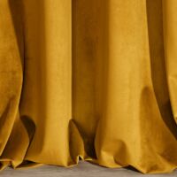 Ria bársony sötétítő függöny Mustársárga 140x270 cm 6