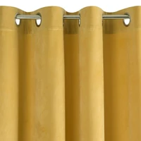 Kép 5/7 - pierre-barsony-sotetito-fuggony-mustarsarga-140-x-250-cm-ringli-fuzolyuk