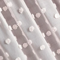 Kép 5/8 - stella-dekor-fuggony-pom-pom-diszitessel-pasztell-rozsaszin-140-x-250-cm-hullam