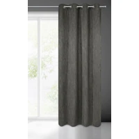 Kép 2/8 - rossie-sotetito-fuggony-melange-szovetbol-grafit-135-x-250-cm-oldalt