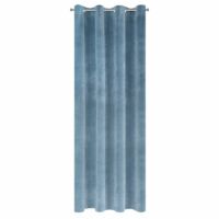 Ria bársony sötétítő függöny Kék 140x250 cm 2