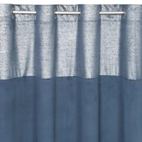 Kép 4/8 - Peri bársony sötétítő függöny Gránátkék/réz 140x250 cm 3