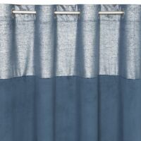 Peri bársony sötétítő függöny Gránátkék/réz 140x250 cm 3