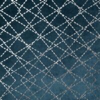 Moly bársony sötétítő függöny Ezüst/gránátkék 140x250 cm 4