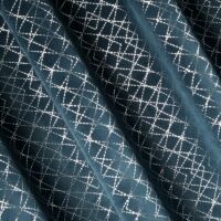 Moly bársony sötétítő függöny Ezüst/gránátkék 140x250 cm 5