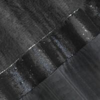 Jasmin bársony sötétítő függöny Fekete 140x250 cm 5