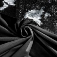 Jasmin bársony sötétítő függöny Fekete 140x250 cm 7