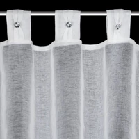 Kép 3/8 - sevilla-vitrazs-fuggony-feher-30-x-150-cm-pantok-kristalyokkal