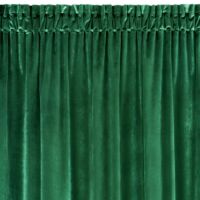 Samanta bársony sötétítő függöny Sötétzöld 140x270 cm 3