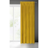 Kép 9/9 - Samanta bársony sötétítő függöny Mustársárga 140x270 cm