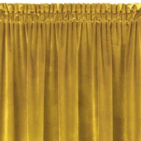 Kép 4/9 - Samanta bársony sötétítő függöny Mustársárga 140x270 cm