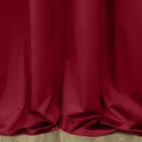 Sibel Pierre Cardin bársony sötétítő függöny Burgundi vörös 140x270 cm 7