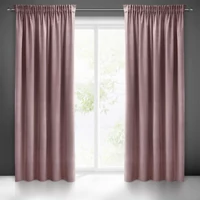 Kép 1/9 - Sibel Pierre Cardin bársony sötétítő függöny Pasztell rózsaszín 140x270 cm