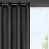 Kép 1/8 - rita-egyszinu-dekor-fuggony-fekete-140-x-175-cm-hs378237
