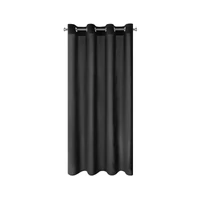 Kép 5/8 - rita-egyszinu-dekor-fuggony-fekete-140-x-175-cm-hs378237 2
