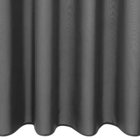 Kép 8/9 - rita-egyszinu-dekor-fuggony-grafit-140x175-cm-anyag-esese