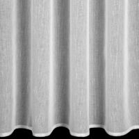 Sonia egyszínű fényáteresztő függöny Fehér 300x145 cm 6