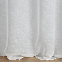 Kép 7/10 - Lexy fényáteresztő függöny Fehér 140x250 cm 6