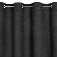 Milo bársony sötétítő függöny Fekete 140x250 cm 4