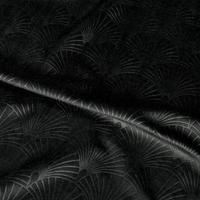 Julia bársony sötétítő függöny Fekete 140x250 cm 7