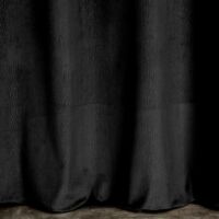 Lili bársony sötétítő függöny Fekete 140x250 cm 7
