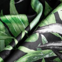 Zoja Pierre Cardin bársony sötétítő függöny Fekete/zöld 140x250 cm 8