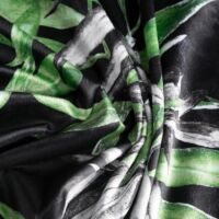 Zoja Pierre Cardin bársony sötétítő függöny Fekete/zöld 140x250 cm 9