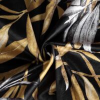 Zoja Pierre Cardin bársony sötétítő függöny Fekete/bézs 140x250 cm 7