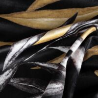 Zoja Pierre Cardin bársony sötétítő függöny Fekete/bézs 140x250 cm 8