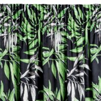 Zoja Pierre Cardin bársony sötétítő függöny Fekete/zöld 140x270 cm 3