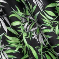 Zoja Pierre Cardin bársony sötétítő függöny Fekete/zöld 140x270 cm 5