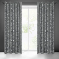 Kép 11/11 - livia-attort-palmalevel-mintas-barsony-fuggony-acelszurke-140-x-250-cm-felakasztva-ket-oldal