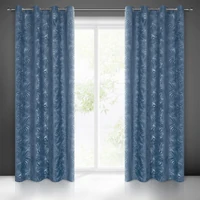 Kép 11/11 - livia-attort-palmalevel-mintas-barsony-fuggony-sotetkek-140-x-250-cm-felakasztva-ket-oldal