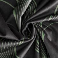 Pola bársony sötétítő függöny Fekete/zöld 140x250 cm 7