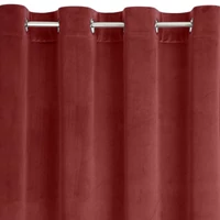 Kép 9/11 - carmen-barsony-sotetito-fuggony-burgundi-voros-140x270-cm-ringli-fuzolyuk