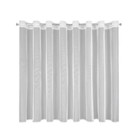 Kép 10/10 - Esel egyszínű fényáteresztő függöny Fehér 350x150 cm 2