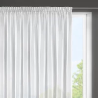 Kép 1/10 - Esel egyszínű fényáteresztő függöny Fehér 350x150 cm