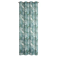 Kép 3/9 - aster-mintas-dekor-fuggony-kek-zold-140-x-250-cm-ures-hatterrel