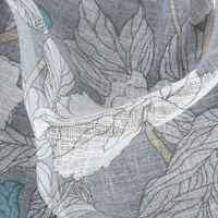 Kép 8/9 - Fabia mintás dekor függöny Szürke/fehér 140x250 cm 7