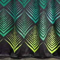 Kép 7/10 - Angelina bársony sötétítő függöny Fekete/kék 140x250 cm 6