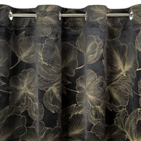 Kép 8/11 - stella-barsony-sotetito-fuggony-fekete-arany-140-x-250-cm-ringli-fuzolyuk