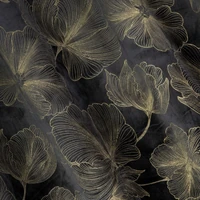 Kép 7/11 - stella-barsony-sotetito-fuggony-fekete-arany-140-x-250-cm-hullam