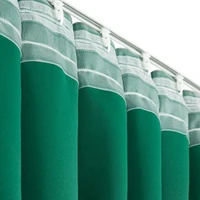 Kép 4/11 - milan-dekor-fuggony-mennyezeti-sinhez-sotetzold-140-x-300-cm-hs390147 9