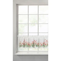 Kép 1/9 - stella-csipke-vitrazs-fuggony-tulipan-mintaval-feher-piros-30-x-150-cm