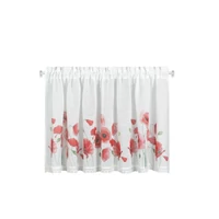 Kép 6/9 - mari-pipacs-mintas-vitrazs-fuggony-feher-piros-60x150-cm-hatter-nelkul