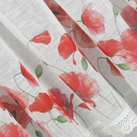 Kép 8/9 - mari-pipacs-mintas-vitrazs-fuggony-feher-piros-60x150-cm-hullam-pipacs