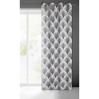 Kép 5/9 - karin-mintas-dekor-fuggony-feher-fekete-140-x-250-cm-hs392695 1