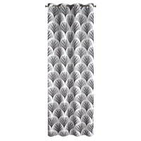 Kép 7/9 - karin-mintas-dekor-fuggony-feher-fekete-140-x-250-cm-hs392695 2